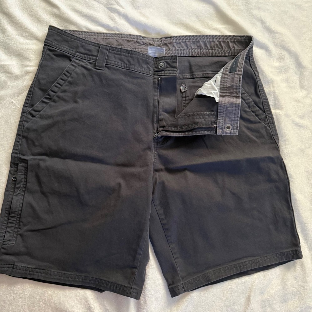 Columbia Mens Regular Fit Utility Shorts Charcoal Gray 34w 10L XM0918 Outdoor - Picture 4 of 10